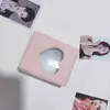 Fornecimento de fábrica álbum de fotos coreano MINI de 3 polegadas individual Macaron amor coração oco estrela PVC caça de estrelas livro de armazenamento de cartões pequenos