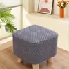 Funda para Taburete para Cambiar Zapatos Simple para el Hogar Cuadrada Redonda Extraíble y Lavable Taburete Bajo Cubierta de Hongo Cubierta Universal para Taburete Todo Incluido