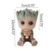 Maceta Árbol Hombre Monstruo Árbol Adorno Decorativo Adorno Groot Monstruo Árbol Groot Figura Personalizada Decoración de Coche Portalápices