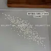 K9 Manicura Piedras de Strass Irregulares Planas Biseladas Plateadas Decoraciones de Strass Súper Brillantes Rivoli Rombo Gota de Agua Hojas de Arce Decoraciones Ultra Brillantes