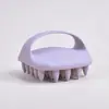 Superventas Transfronterizos Artículos Esenciales para el Hogar Peine de Silicona para Champú Herramienta Portátil para Lavar el Cabello Masaje Limpieza Peine de Silicona Suave para Champú