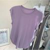 [Personalizado] Camiseta Solta de Secagem Rápida para Yoga, Corrida, Montanhismo ao Ar Livre, Fitness, Treinamento Esportivo, Tops de Manga Curta