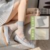 Meias de Seda de Cristal Femininas de Verão, Meias de Cano Médio, Leves, Respiráveis, Versáteis, Meias College Estilo Ins, Indústria de Meias de Zhuji