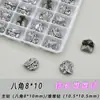 Decorações de strass de zircônia para nail art, venda em atacado de esferas de strass acabadas deslumbrantes, strass grandes, strass empilhados para nail art estilo Yiwu