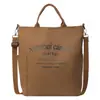 Bolso Cubo Estampado con Letras de Gran Capacidad Moda Verano 2024 Nuevo Personalizado Casual Grueso Cruzado al Hombro