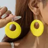 Amazon Transfronterizo Frescos Coloridos Pendientes de Flor de Girasol Dulce Atmósfera Pendientes Colgantes de Flor de Tulipán Joyería