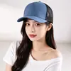 Nueva Gorra de Béisbol Transpirable con Bloques de Color, Sombrero de Sol de Verano, Gorra Trucker Versátil, Gorra Cruzada Casual para Exteriores
