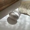 Anillo de plata de ley S925 versión coreana del diseño de nicho con textura de alambre textura anillo versión coreana del anillo de estilo coreano al por mayor