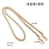 Bolso Bandolera con Cadena Correa de Hombro con Cadena de Cuero para Bolso, Cadena de Hierro de Cuero PU, Cadena con Cierre de Pinza de Langosta de Aleación de Zinc, Correa de Bolso Reductora de Peso
