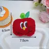 Manzana Roja de Dibujos Animados de Peluche Creativa, Linda y Divertida para Ropa Infantil, Bolsos, Accesorios para la Cabeza, Souvenirs, Accesorios Decorativos DIY