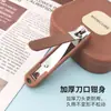 Conjunto Portátil de Cortadores de Unha em Caixa com Design Anti-Salpicos, Conjunto de 8 Peças para Manicure, Conjunto de Cortadores de Unha