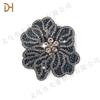 Lazo de Doble Capa con Pedrería de Diamante Completa Ropa para Mujer Zapatos Decorativos Hebilla de Flor para Zapatos Accesorios para Zapatos Bolsas para Zapatos Hechas a Mano con Bricolaje Accesorios al por Mayor