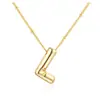 Amazon Xiyin colgante regordete moda europea y americana cadena de clavícula simple globo de cumpleaños collar de letra brillante
