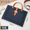 Bolsa de Armazenamento Portátil de Escritório A4 com Fivela Atacado Multicamadas Informações Anti-Perda Pasta com Logo Personalizado