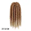 Rastas africanas de 12 pulgadas trenza de resorte de dos hebras giro MAMBO trenza crochet trenza de doble hebra