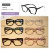 Zapatos de Tacón Alto Personalizados Estilo Nuevo 2021 Marco para Gafas de Miopía con Patas de Resorte Tr90 Gafas Planas Antiluz Azul para Mujer Ojo de Gato