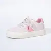 Zapatillas coreanas de suela gruesa con bloques de color 2026, Zapatos casuales versátiles, elegantes y cómodos para mujer