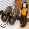 Zapatos de Cuero para Niños Estilo Británico Versátiles Otoño 2026 Nuevas Llegadas Zapatos Casuales para Niñas Niños Pequeños Niñas Zapatos de Princesa Antideslizantes
