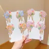 Tocados Hanfu para Niños Pasador Antiguo Flor de Vestido Antiguo Pasador con Borla Niña Estilo Chino Para Caminar Moda Nacional Accesorios para el Cabello