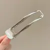 Pin para el pelo lujoso de tamaño grande con un delicado lazo, elegante y con estilo, pinza retorcida dulce estilo coreano para cabello grueso