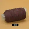 Rollo Grande de Hilo de Algodón Retorcido a Mano Estilo Xizang para Tejer DIY, Hilos Teñidos en Degradado Cielo Estrellado, Hilo de Algodón Retorcido a Mano para Borlas para Trenzar
