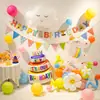 Ins Juego de Globos para Decoración de Cumpleaños Niños Niñas Fiesta de Cumpleaños de Bebé Accesorios para Disfrazar Escena