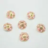 Botão Estilo Chanel Cabeça de Leão em Renda para DIY Corda de Couro Trançada à Mão Botão Decorativo Acessórios para Casaco Suéter