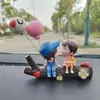 Enfeites Fofos de Casal para Carro Decoração de Interior de Carro Enfeites de Carro Enfeites para Casa e Escritório Enfeites de Decoração do Painel