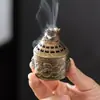 Queimador de incenso Longteng Shengshi direto da fábrica decoração Zen pequeno queimador de incenso Xiangyun queimador de incenso para casa interior tipo oco