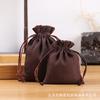 Oferta especial bolsa de lino bolsa de joyería de gamuza bolsa de regalo de joyería bolsa de brocado bolsa pequeña bolsa de embalaje de pulsera de cuentas de Buda al por mayor