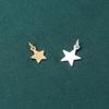 Accesorios de joyería de plata s925 estrella pequeña estrella de cinco puntas colgante pequeño diy material para pulsera con cuentas accesorios