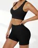 Traje Deportivo de Running Sin Costuras de Secado Rápido para Mujer, Ropa para Fitness Yoga, Hermoso Espalda con Sostén Deportivo a Prueba de Impactos