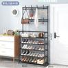 Zapatero sencillo para dormitorio, dormitorio, entrada, zapatero y sombrerero, zapatero de pasillo, estante de almacenamiento multifuncional, dropshipping