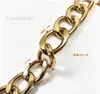 Cadena de Aluminio Plana Nk, Joyería Hecha a Mano para DIY, Conserva el Color y No se Desvanece, Cadena de Metal, Accesorios para Collares y Pulseras
