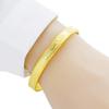 Suministro de comercio exterior pulsera de bambú abierta chapada en oro para mujer al por mayor oro arena de Vietnam imitación oro rosa pulsera Lasha