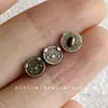 Botones de Ancla de Barco Retro Mini Bronce Antiguo de 4/5/6/7/8mm Hechos a Mano DIY Tela Pequeña Muñecas BJD de Tejido