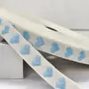 Caixa de Presente com Fita de Coração de 1,6cm Embalagem Fita para Buquê Fita Espinha de Peixe Acessórios para Vestuário Materiais DIY Feitos à Mão