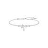 Pulsera de Estrella de Circonita Brillante Estilo Japonés y Coreano para Mujer Simple Lujo Ligero Moda Nicho Gama Alta Estilo Fresco Nuevo Estilo 2024