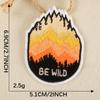 Etiqueta de Bordado a Computadora Paisaje Original Camping Insignia para Exterior Accesorios de Ropa Parche Calcomanías Accesorios de Bordado Etiqueta de Tela Calcomanías de Tela
