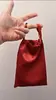 Bolsa de satén con cordón, Satén de seda sintética, Bolsa de regalo, Bolsa de almacenamiento a prueba de polvo para cosméticos y joyas