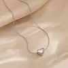 Moda Coreana y Japonesa Lujo Ligero Exquisito Collar para Mujer Versátil Personalidad Simple Cadena para Clavícula Estilo de Moda Venta al por Mayor desde Fabricante