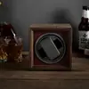 Caja de reloj de alta gama para el hogar en stock caja de almacenamiento vertical dispositivo de carga automática para reloj mecánico caja de carga eléctrica