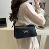 Bolso Estilo Verano Estético para Mujer 2025 Nuevo Casual Lazo Moda Nicho Versátil Estilo Extranjero Bandolera de Hombro Único