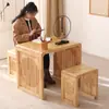Nueva Mesa de Estudios Nacionales Chinos Mesa Antigua de Madera Maciza Clase de Entrenamiento Escritorio de Estudiante Ir Ceremonia del Té Mesa de Caligrafía y Pintura