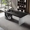 Mesa de Té Clásica Pizarra 2025 Mesa de Té para Sala de Estar Combinación de Mesa y Silla Mesa de Té Simple para Oficina Preparación de Té en Casa Mesa de Café Integrada