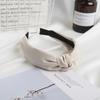 Diadema simple de gamuza transfronteriza Sentido de Corea del Sur Moda europea y americana Diadema Pinza para lavarse la cara de celebridad de Internet Accesorios para el cabello