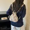 Mini Mochila con Cordón para Mujer, Estilo Coreano, Bolsa Pequeña Deportiva Casual Ligera, Mochila Versátil para Viajes y Uso Diario para Mujer