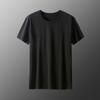 Verão de secagem rápida Running Sportswear Camiseta de manga curta Terno esportivo Calças masculinas Casual Wear Tamanho Grande Conjunto de duas peças de seda de gelo