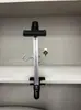 Pinzas Resistentes de Aleación de Aluminio de 20 cm y 10 cm Tipo Doble Clip Trenzador de Cuerda para Brazalete y Collar DIY Marco de Tejido Pinzas Grandes