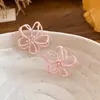 Charme Delicado e Feminino~ Brincos de Flor com Zircônia e Pérola, Brincos de Luxo Leve e de Alta Qualidade, Doces e Delicados, Brincos Versáteis para Mulheres
